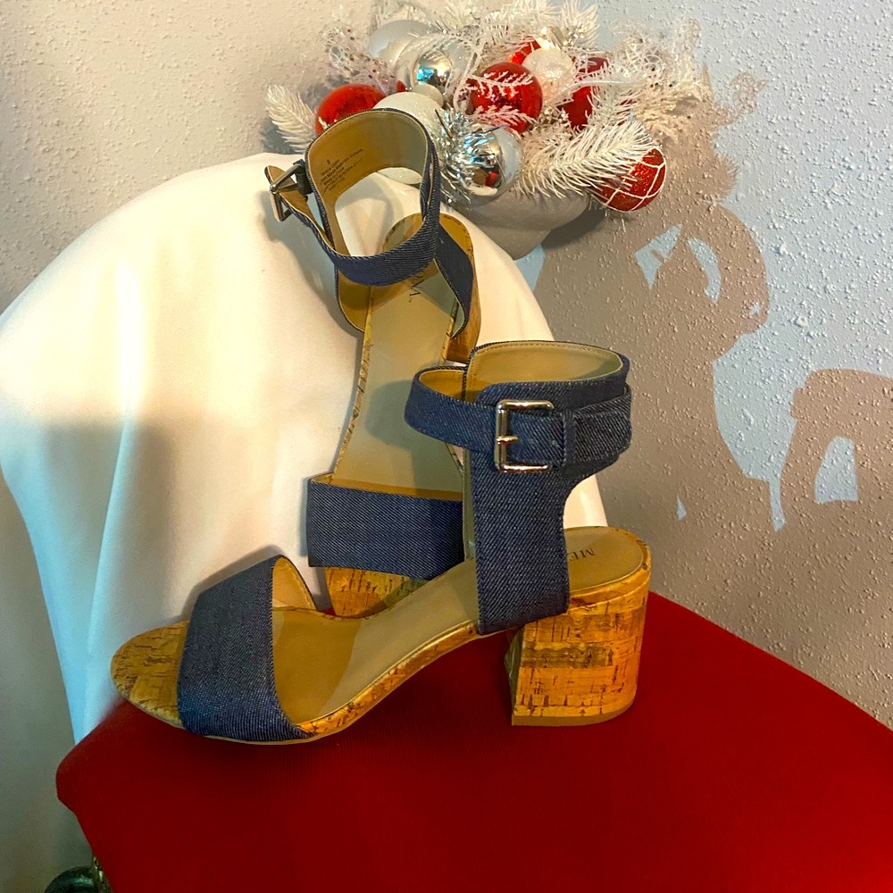 Denim sandal